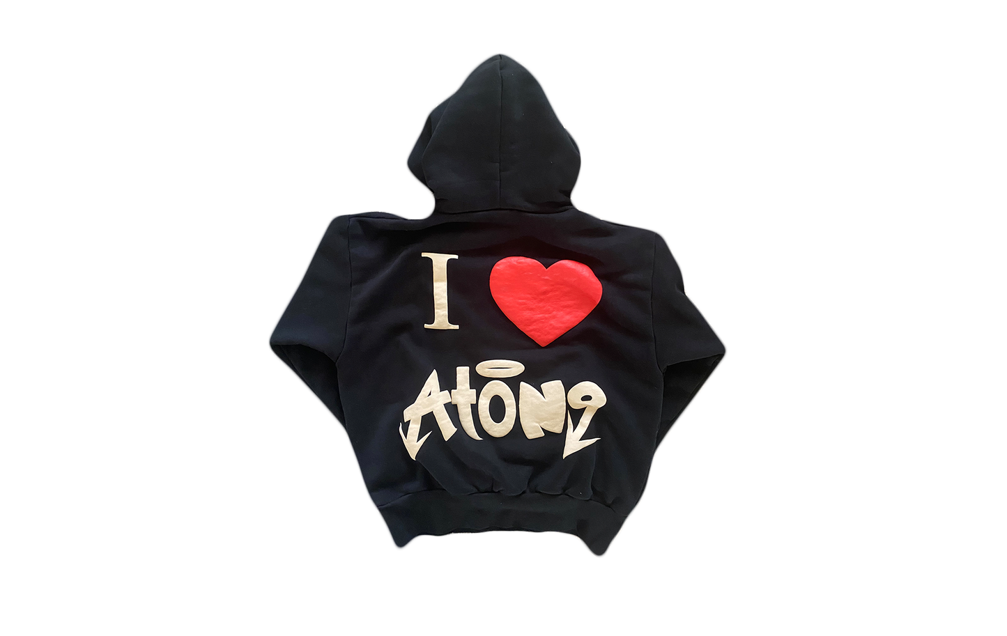 Black I <3 Atone Hoodie