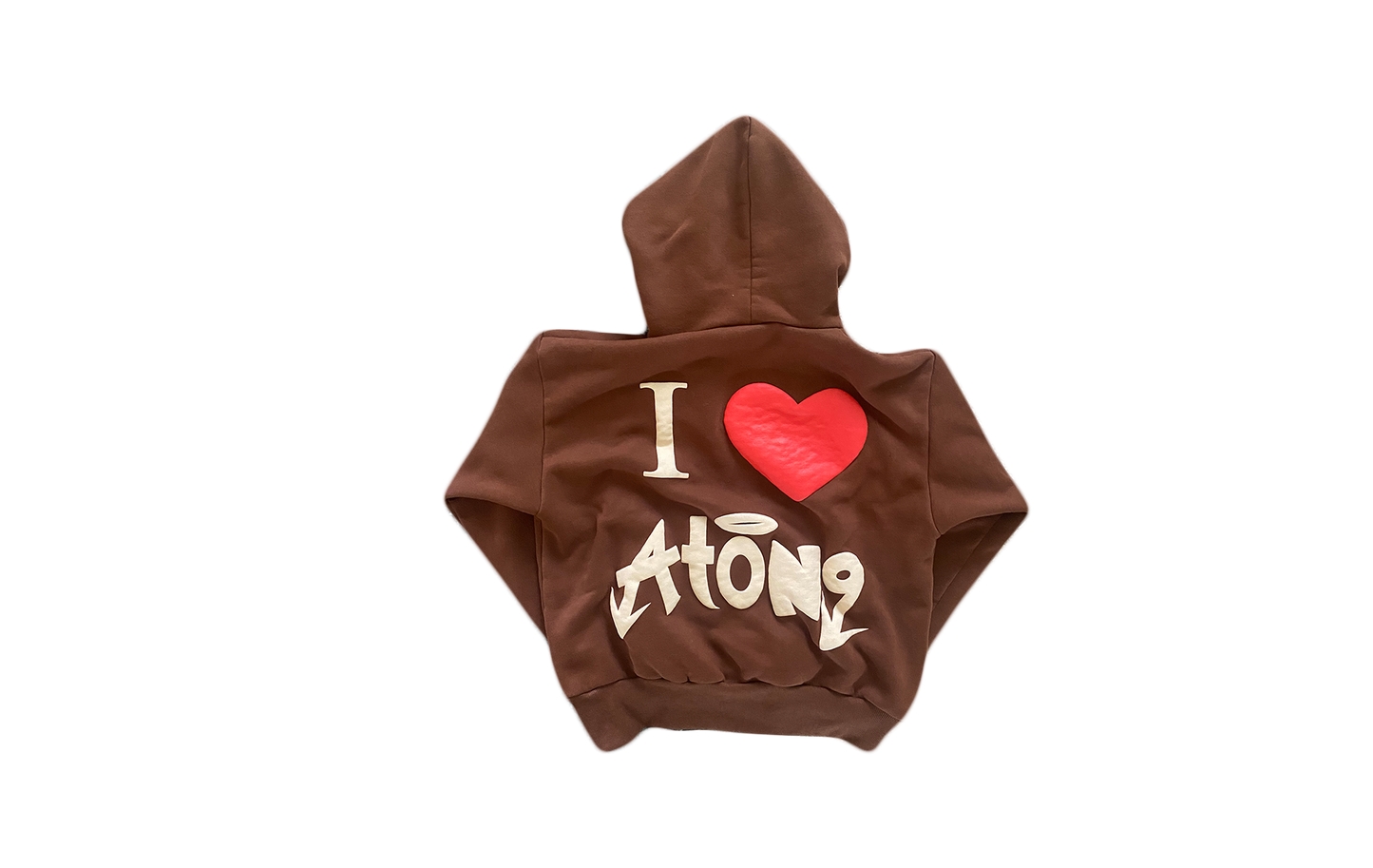 Brown I <3 Atone Hoodie